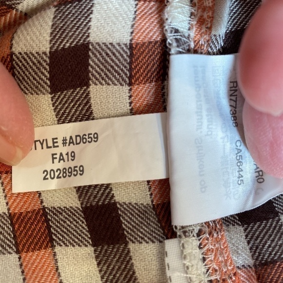 MADEWELL Meadow Shirt in Check Size XXS - Picture 9 of 11